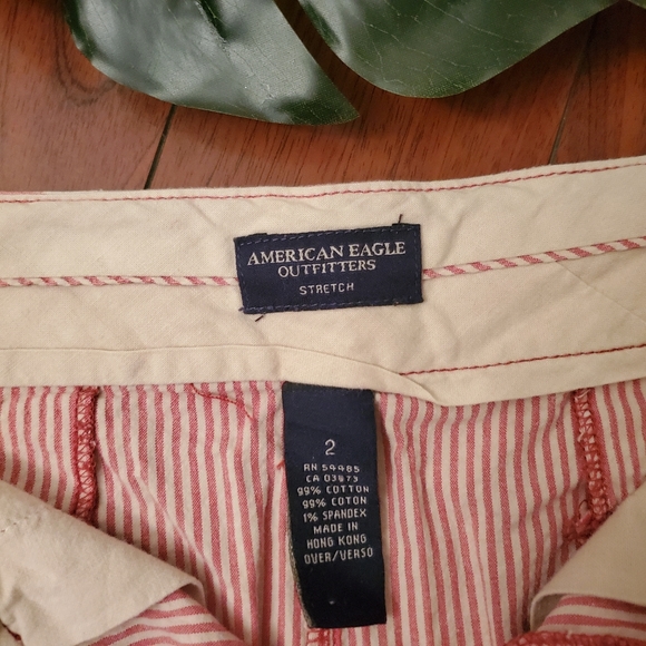 American Eagle 🦅 Red Striped Skirt - Picture 6 of 6